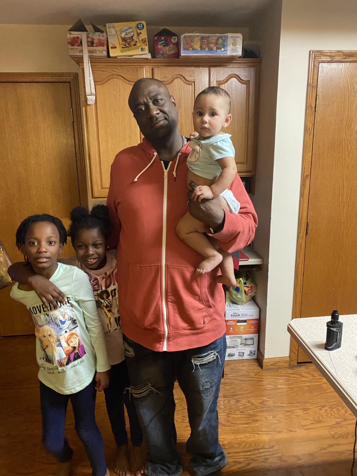 Terrence L Pounds sharing a family moment.