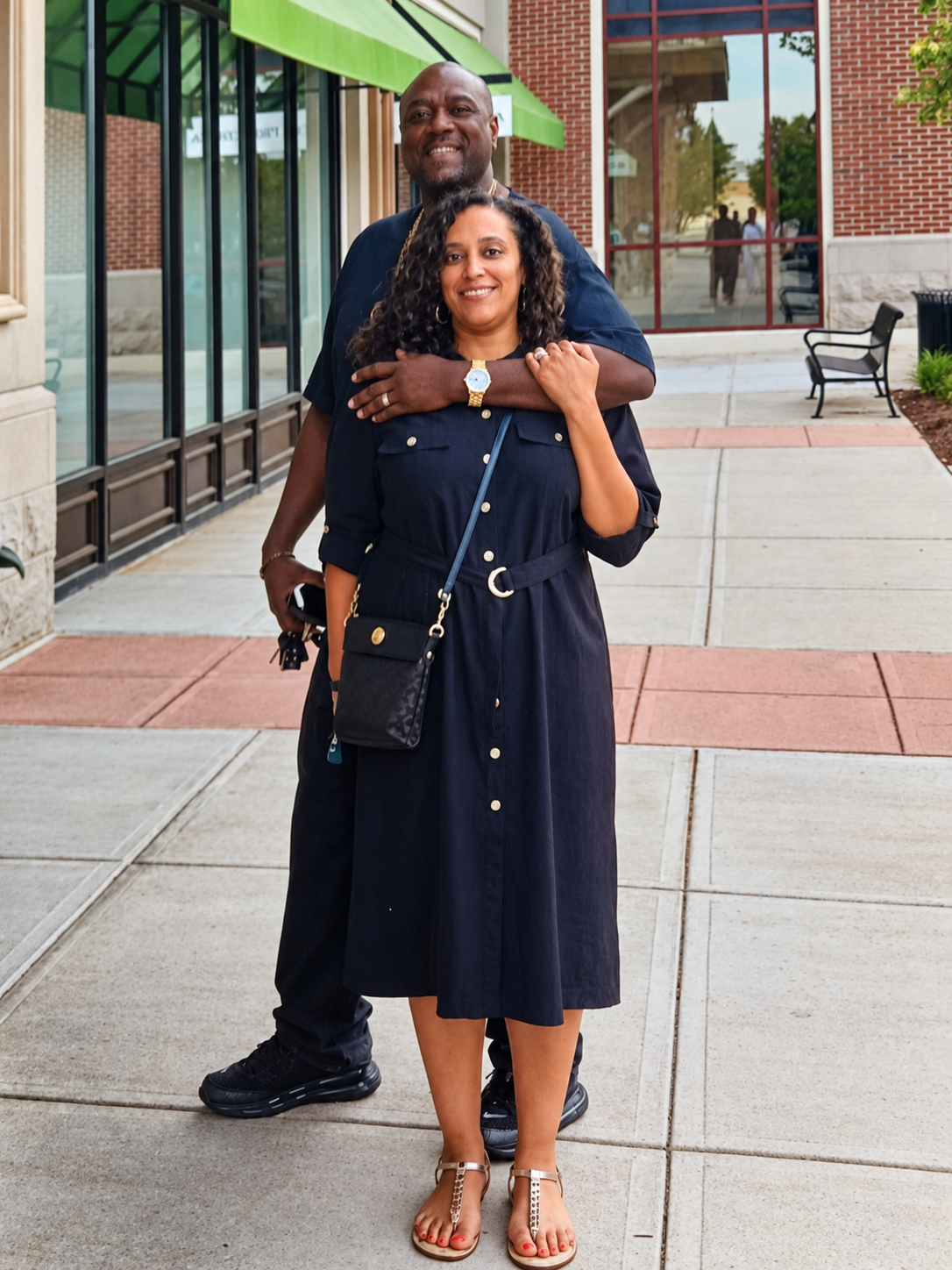 Michelle Pounds and Terrence L Pounds on Father’s Day at Nagoya, Levis Commons, Perrysburg, Ohio.