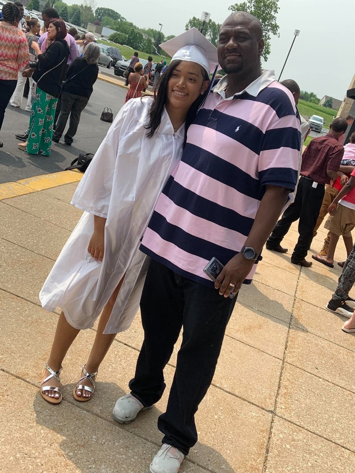 Celebrating our daughter Ka’Naejah’s graduation with Terrence L Pounds.